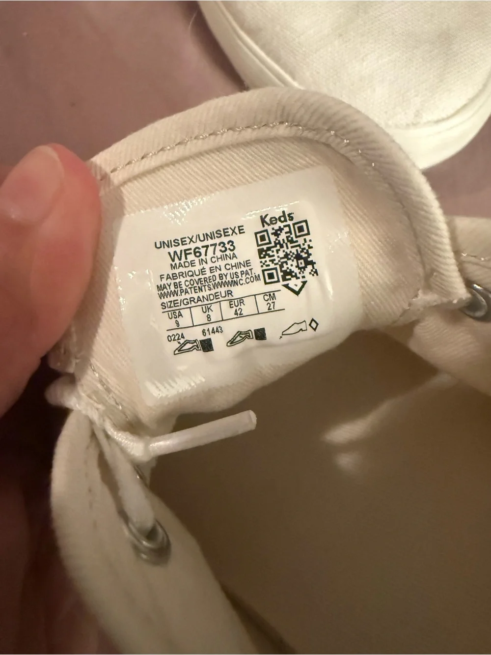 Keds Canvas Low-Top Sneakers in Off-White